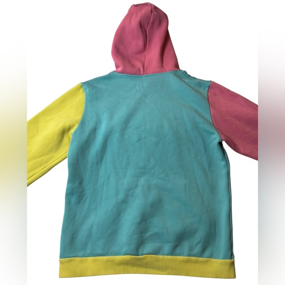 WakeNBake Pink, Yellow, and Blue Hoodie - Picture 4 of 8